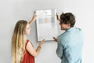 Magnetic erase board daily planner