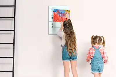 Magnetic dry erase board financial planner