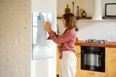 Magnetic dry erase board goal planner