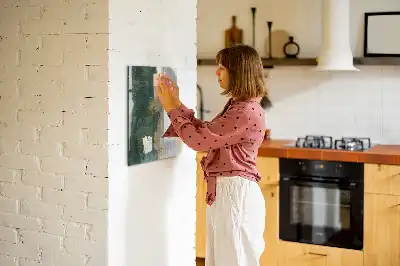 Magnetic writing board with decorative pattern