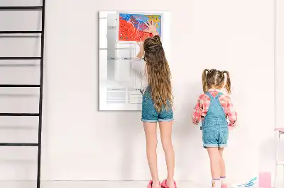 Magnetic weekly planner writing board