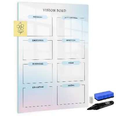 Magnetic dry erase board chalkboard