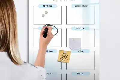 Magnetic dry erase board chalkboard