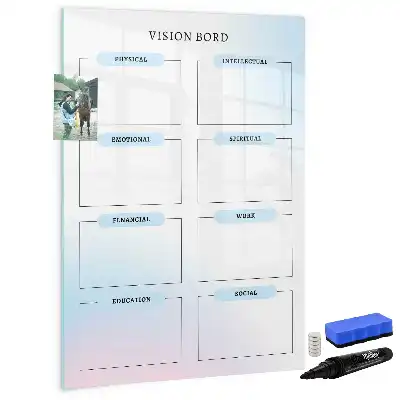 Magnetic dry erase board chalkboard
