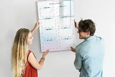 Magnetic dry erase board chalkboard