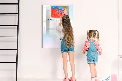 Magnetic dry erase board chalkboard