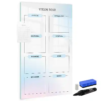 Magnetic dry erase board chalkboard