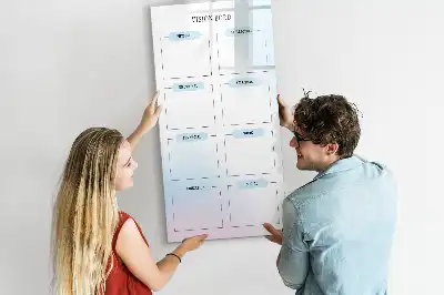 Magnetic dry erase board chalkboard