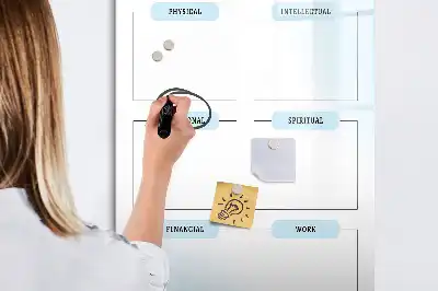 Magnetic dry erase board chalkboard