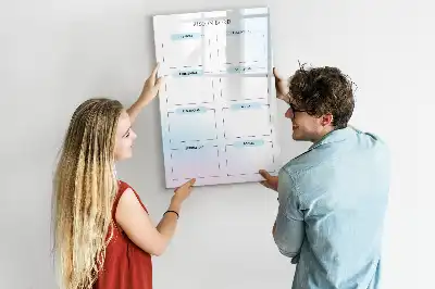 Magnetic dry erase board chalkboard