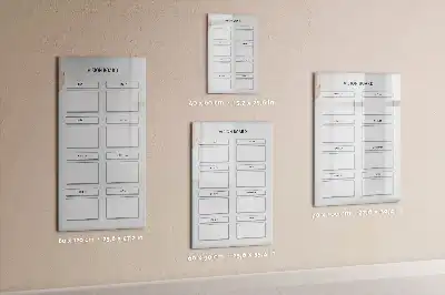 Magnetic writing board vision board