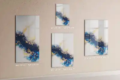 Magnetic writing board in absolute marble finish