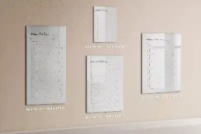 Magnetic dry erase board 30-day challenge tracker
