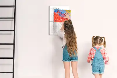 Magnetic dry erase board 30-day challenge tracker