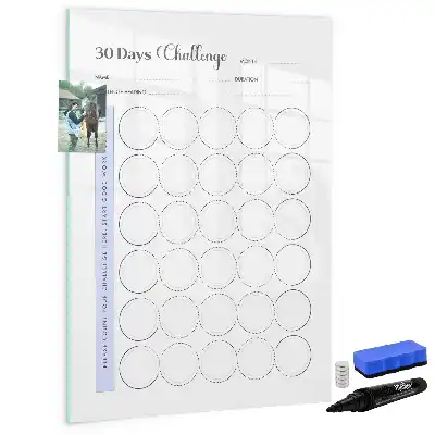 Magnetic writing board 30-day planner
