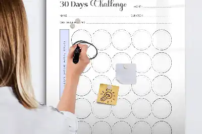 Magnetic writing board 30-day planner