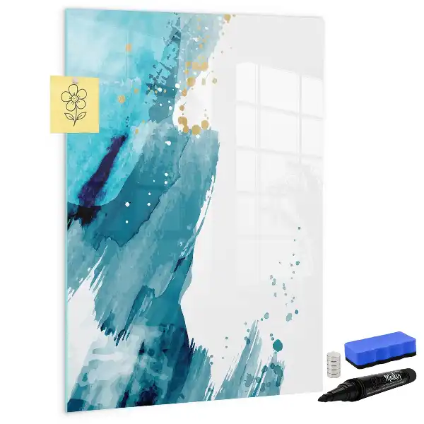 Magnetic writing board painting