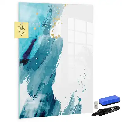Magnetic writing board painting