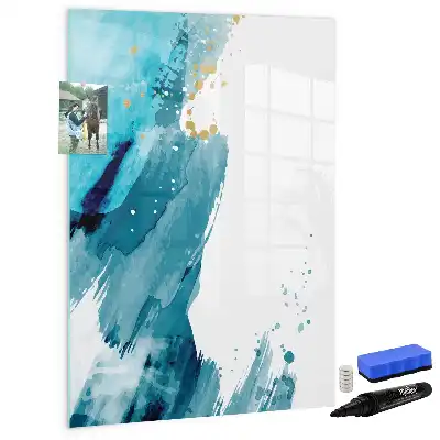 Magnetic writing board painting