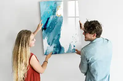 Magnetic writing board painting