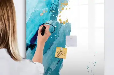 Magnetic writing board painting
