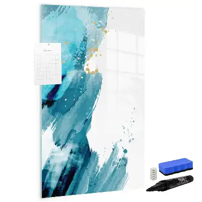 Magnetic writing board painting