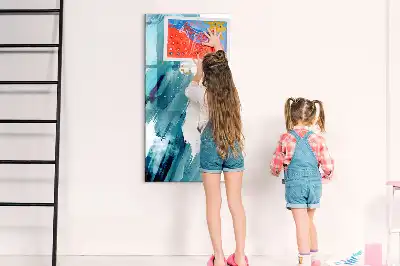 Magnetic writing board painting