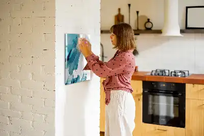 Magnetic writing board painting