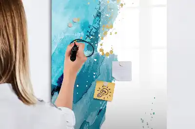 Magnetic writing board painting