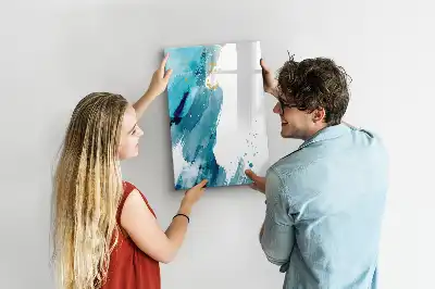 Magnetic writing board painting