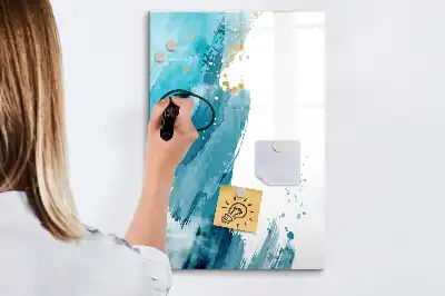 Magnetic writing board painting