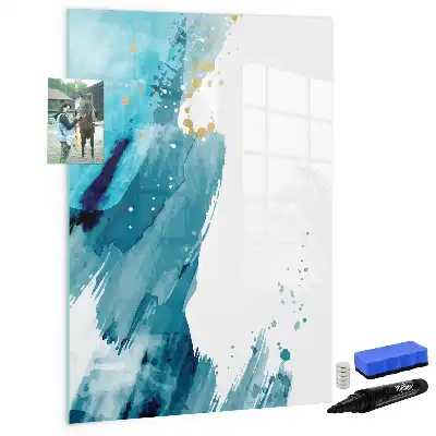 Magnetic writing board painting