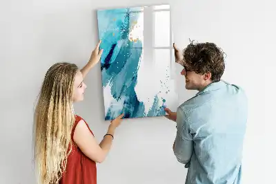 Magnetic writing board painting