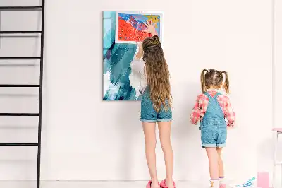 Magnetic writing board painting