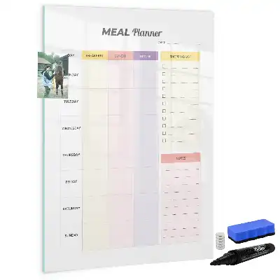 Magnetic nutrition planner board magnetic writing board
