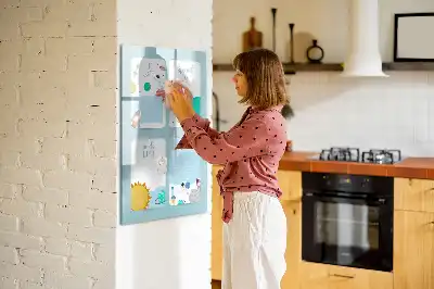 Magnetic writing board galaxy planner edition