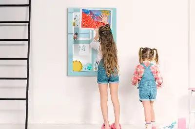 Magnetic writing board galaxy planner edition