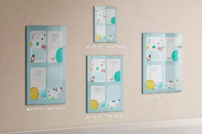 Magnetic writing board galaxy planner edition