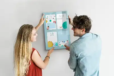 Magnetic writing board galaxy planner edition