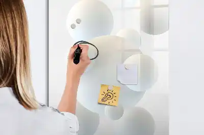 Magnetic writing board sphere abstraction design