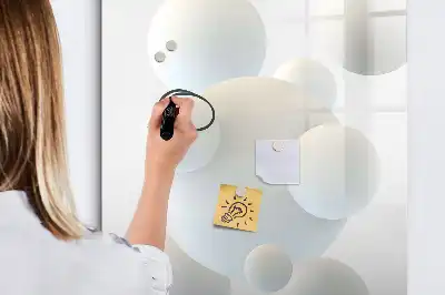 Magnetic writing board sphere abstraction design