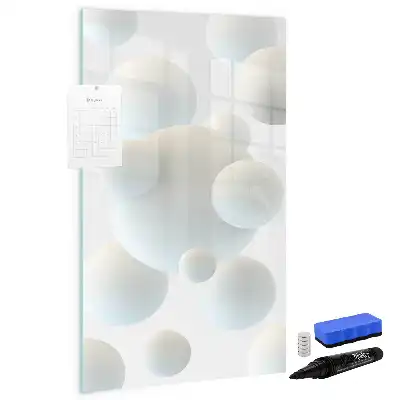 Magnetic writing board sphere abstraction design