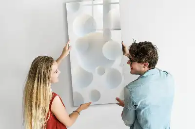 Magnetic writing board sphere abstraction design