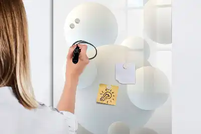 Magnetic writing board sphere abstraction design