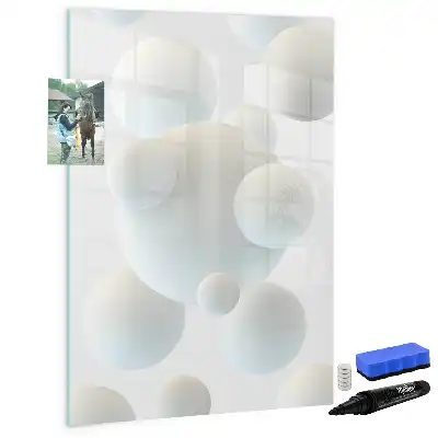 Magnetic writing board sphere abstraction design