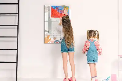 Monthly planner magnetic dry erase board