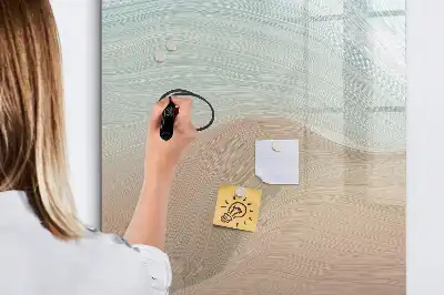 Magnetic writing board color mixing edition