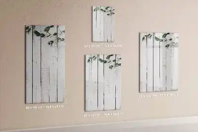 Magnetic writing board with wood panels
