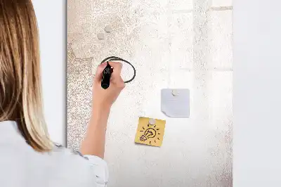 Magnetic writing board with mandala designs
