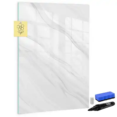Magnetic writing board marble waves pattern